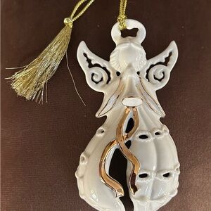 Lenox Angel Of The Sea Ornament Porcelain Gold 2019